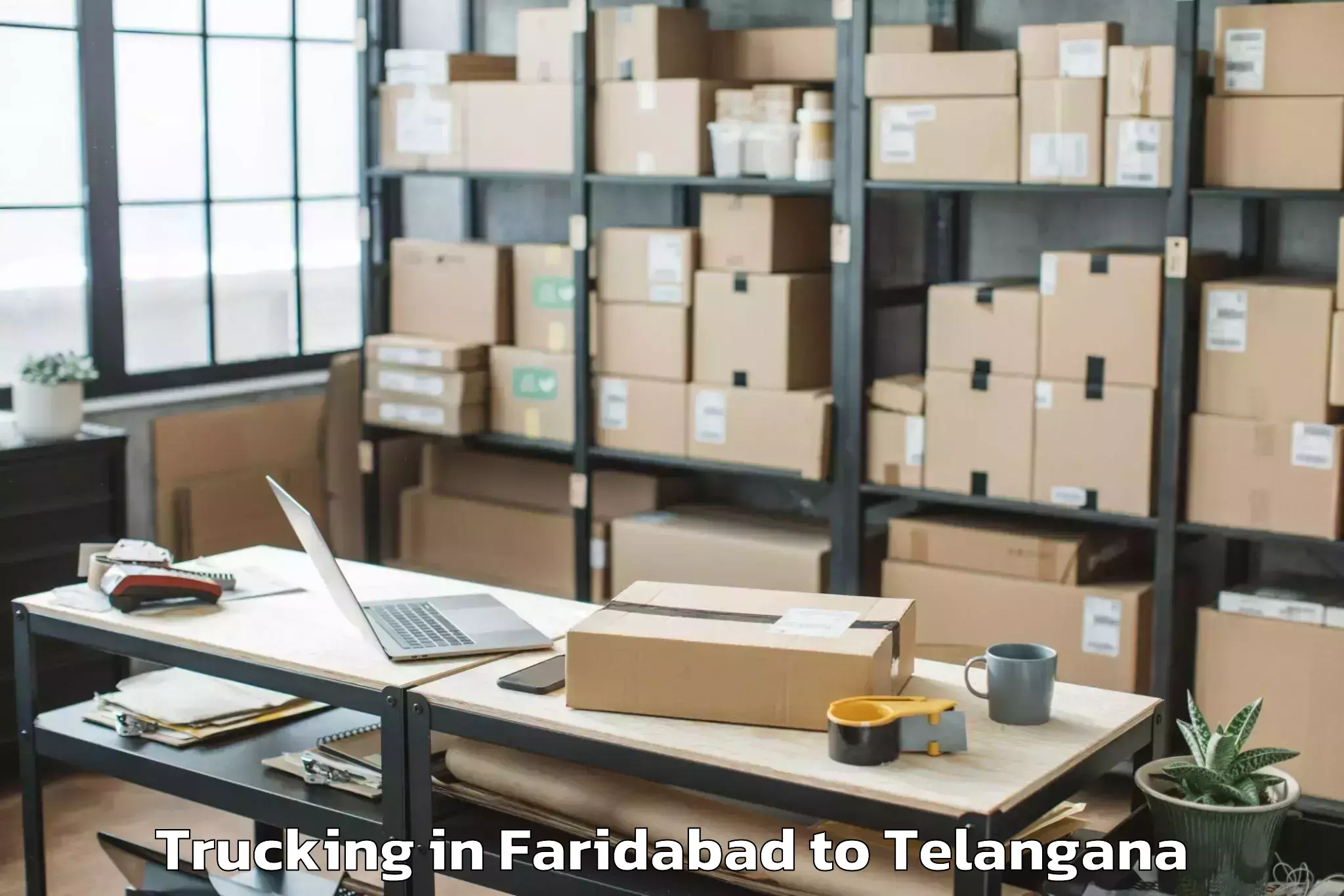 Easy Faridabad to Vicarabad Trucking Booking